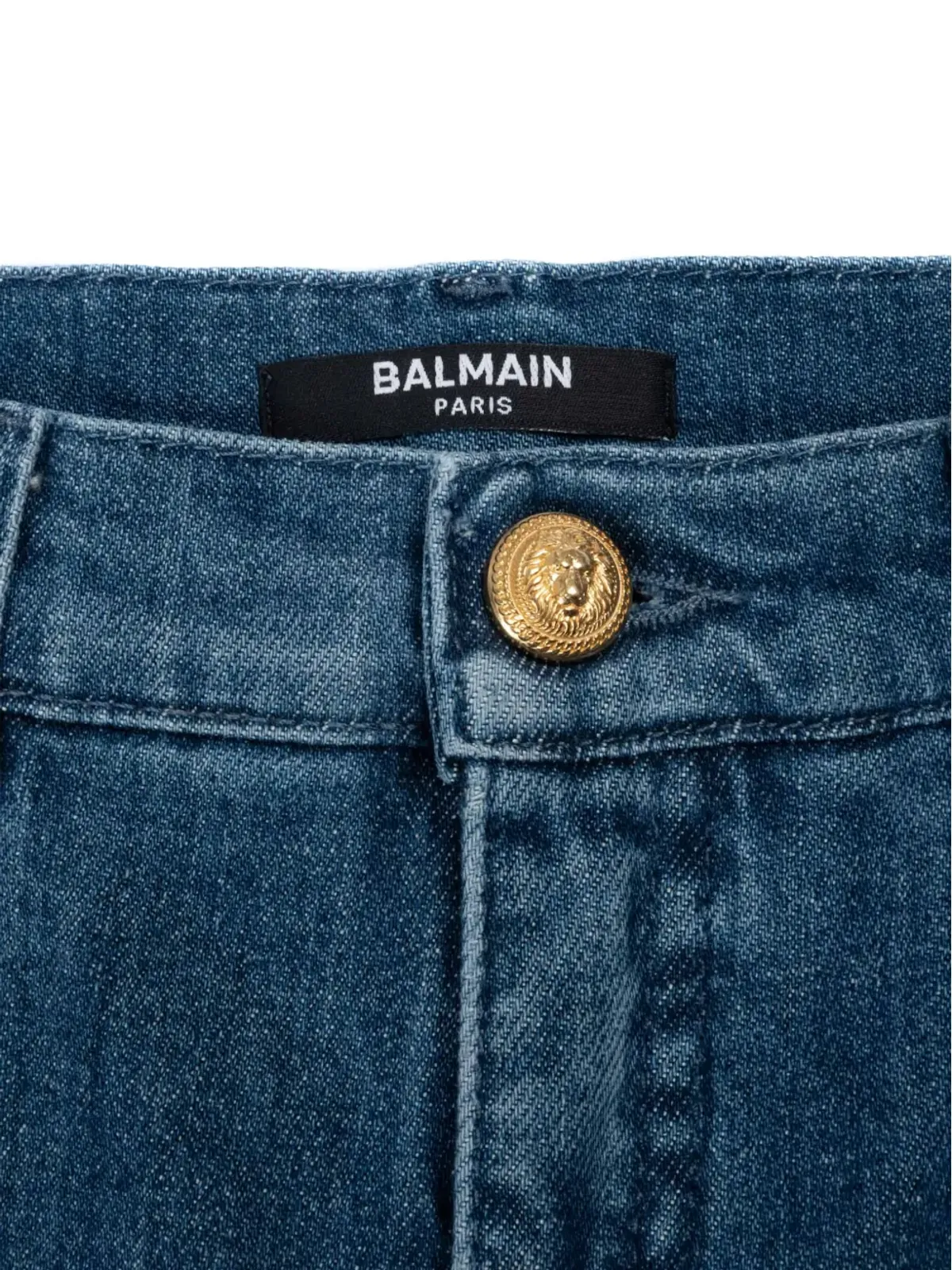 Balmain Kids 刺繍ロゴ入りジーンズ - 画像3