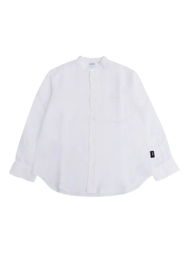 Aspesi Kids Aspesi Kids マンダリンカラー長袖シャツの商品画像