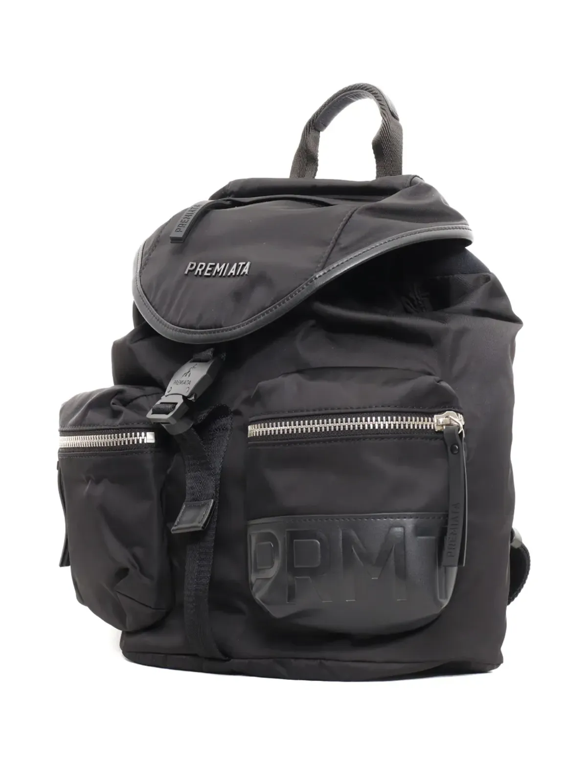 Premiata Lyn 2100 パッド入りレザートリム バックパック - 画像3
