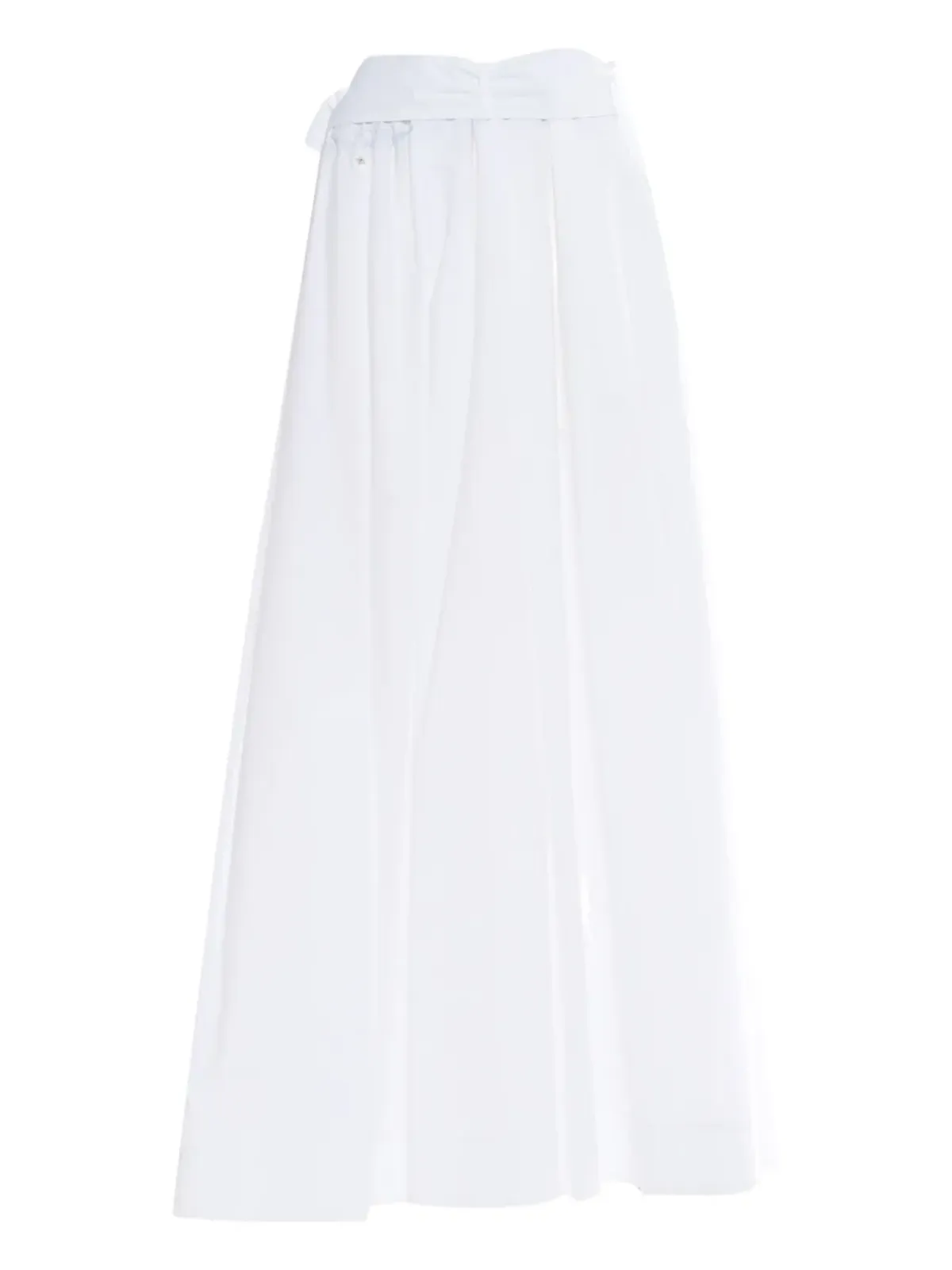 Lorena Antoniazzi pleated bow-detail skirt - White - 画像2