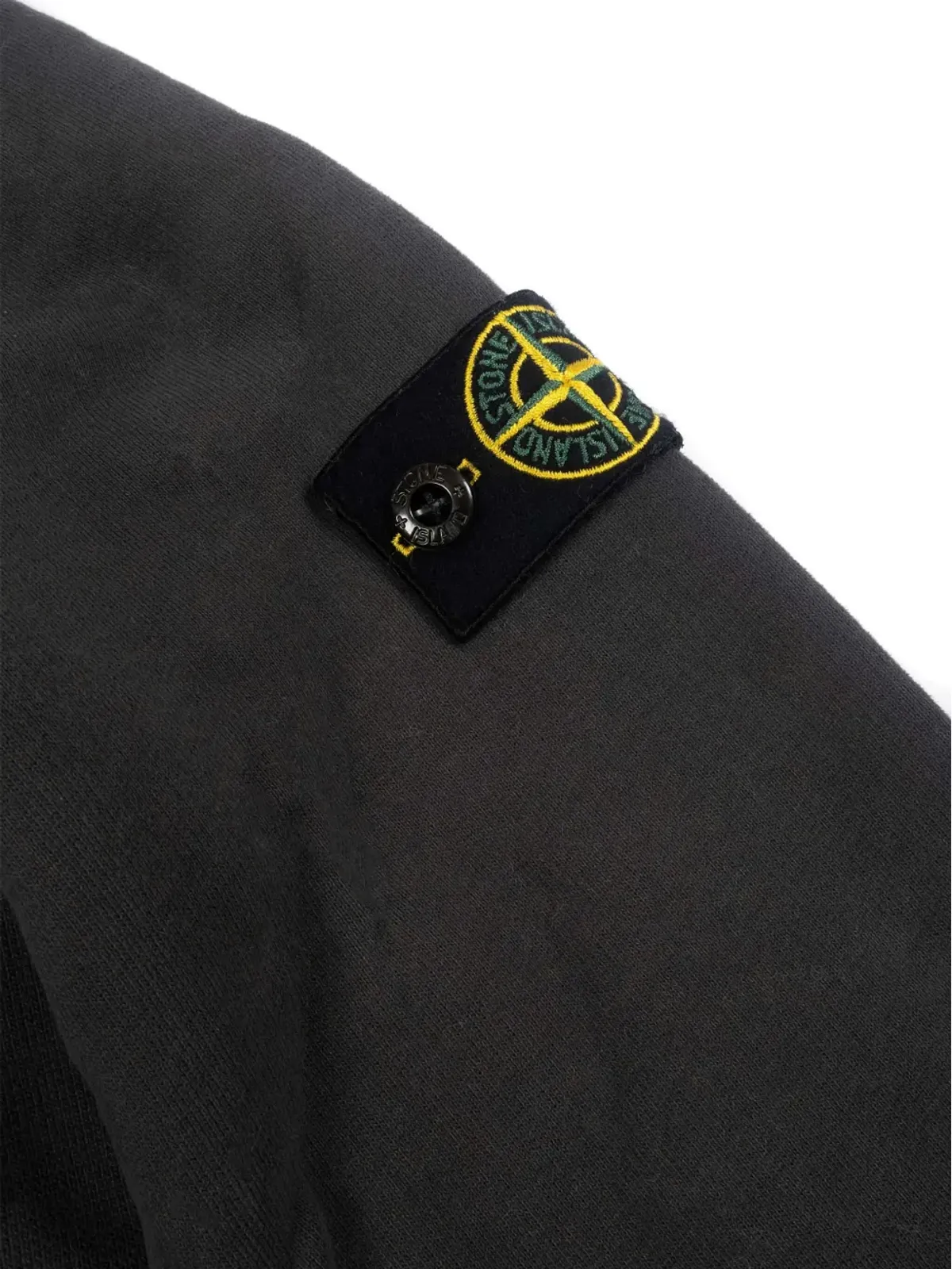 Stone Island Junior ロゴパッチ コットン スウェットシャツ - 画像3