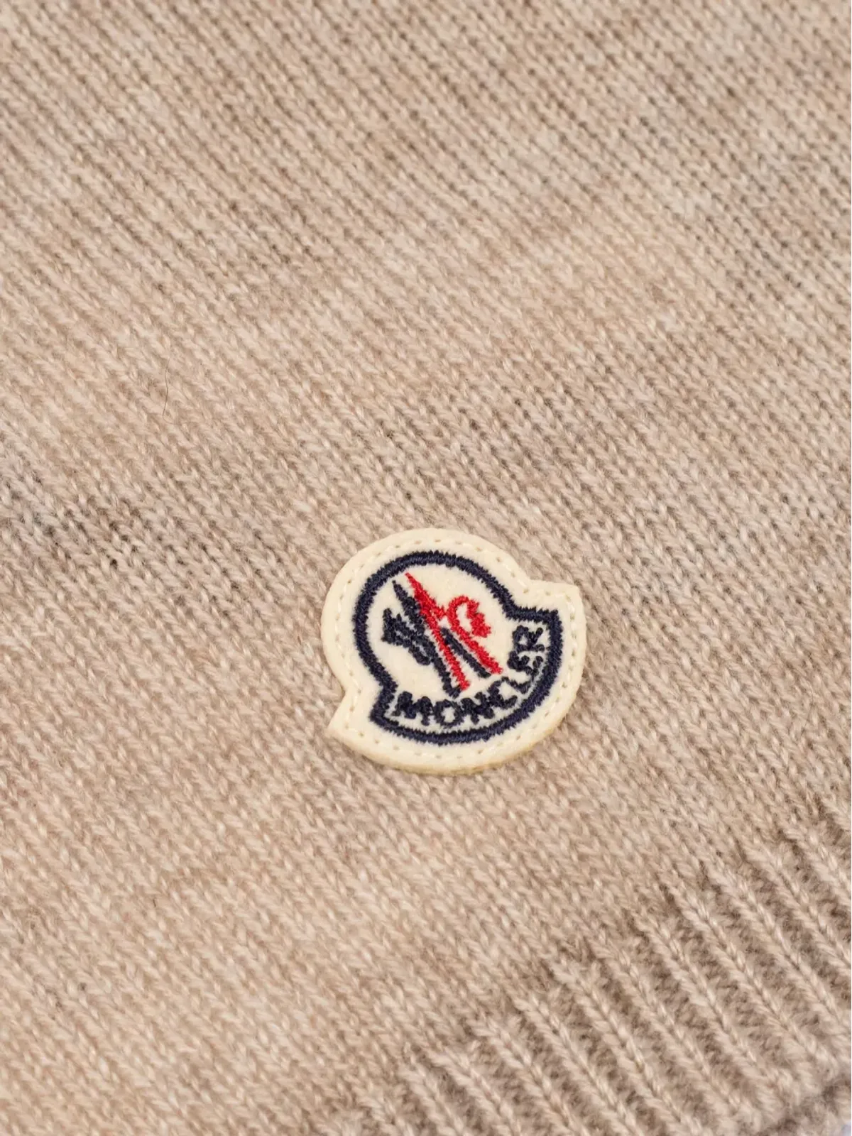 Moncler Enfant カシミヤ ロゴパッチ ビーニー - 画像3