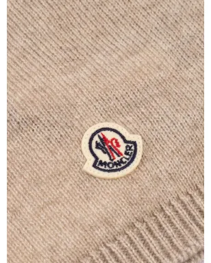 Moncler Enfant カシミヤ ロゴパッチ ビーニー - サムネイル3