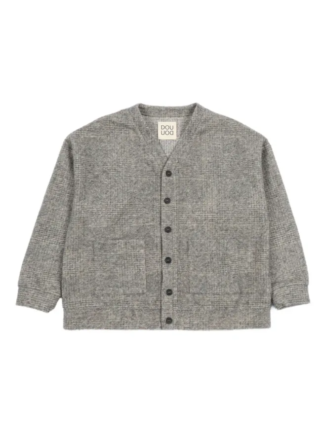 Douuod Kids Douuod Kids チェック柄ボタン留めカーディガンの商品画像