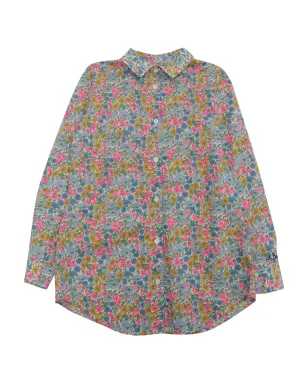 MC2 Saint Barth Kids ミニ ブリジット 花柄刺繍 シャツ - サムネイル1