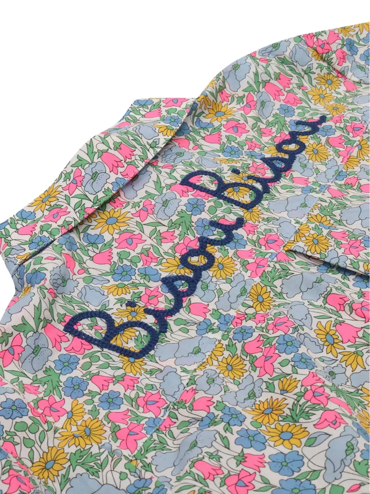 MC2 Saint Barth Kids ミニ ブリジット 花柄刺繍 シャツ - 画像3