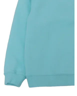 MC2 Saint Barth Kids テリー ロゴ コットン スウェットシャツ - ブルー - サムネイル4