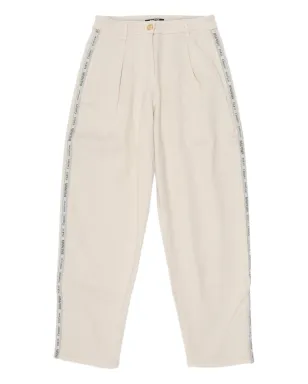 Balmain Kids プリーツ入りサイドストライプ トラウザー - サムネイル1
