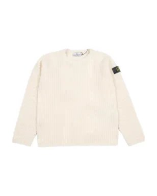 Stone Island Junior リブ編み コンパスパッチ ジャンパー - サムネイル1