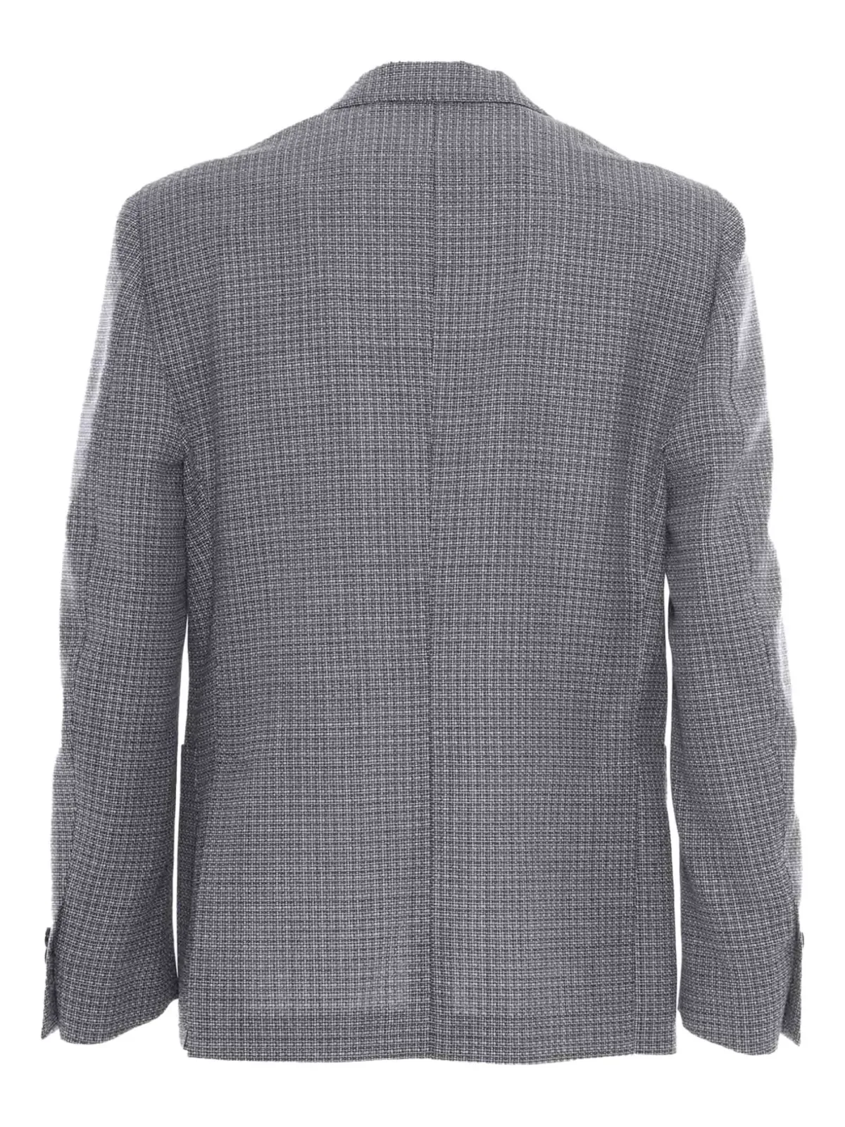 Lardini マイクロチェック柄のシングルブレストブレザー - 画像2