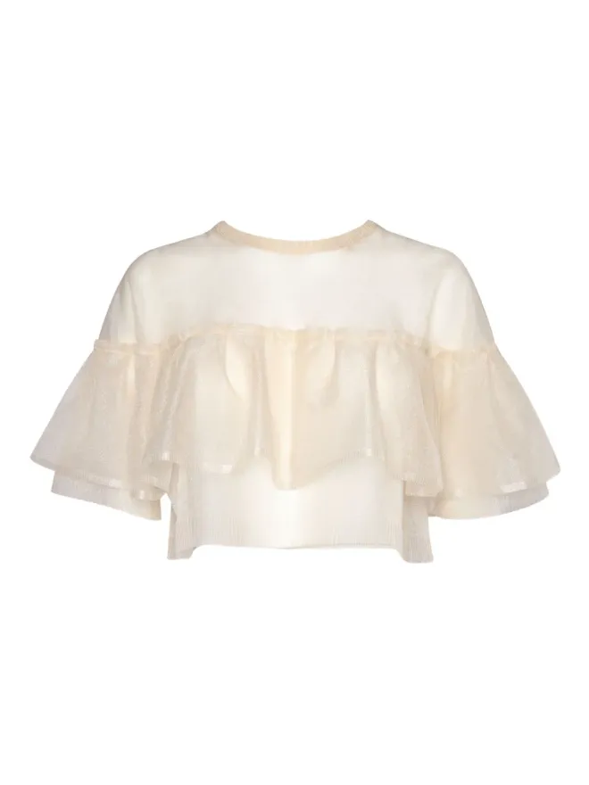 Philosophy Di Lorenzo Serafini Kids Philosophy Di Lorenzo Serafini Kids フリル付きTシャツの商品画像