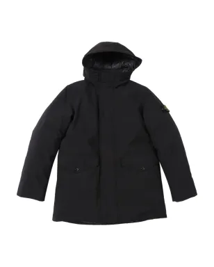 Stone Island Junior フード付きフラップポケットコート - サムネイル1