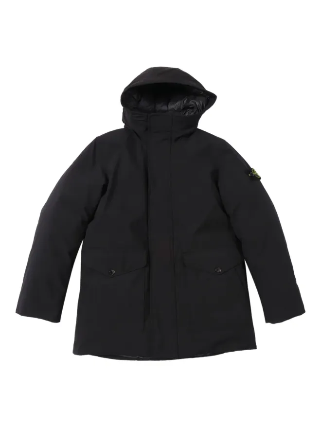 Stone Island Junior Stone Island Junior フード付きフラップポケットコートの商品画像