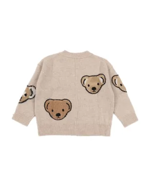 Burberry Kids クマ刺繍入りカーディガン - サムネイル2