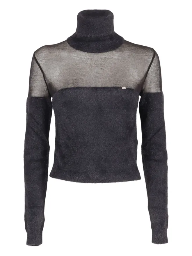 Elisabetta Franchi Elisabetta Franchi ロールネック付きニットトップの商品画像