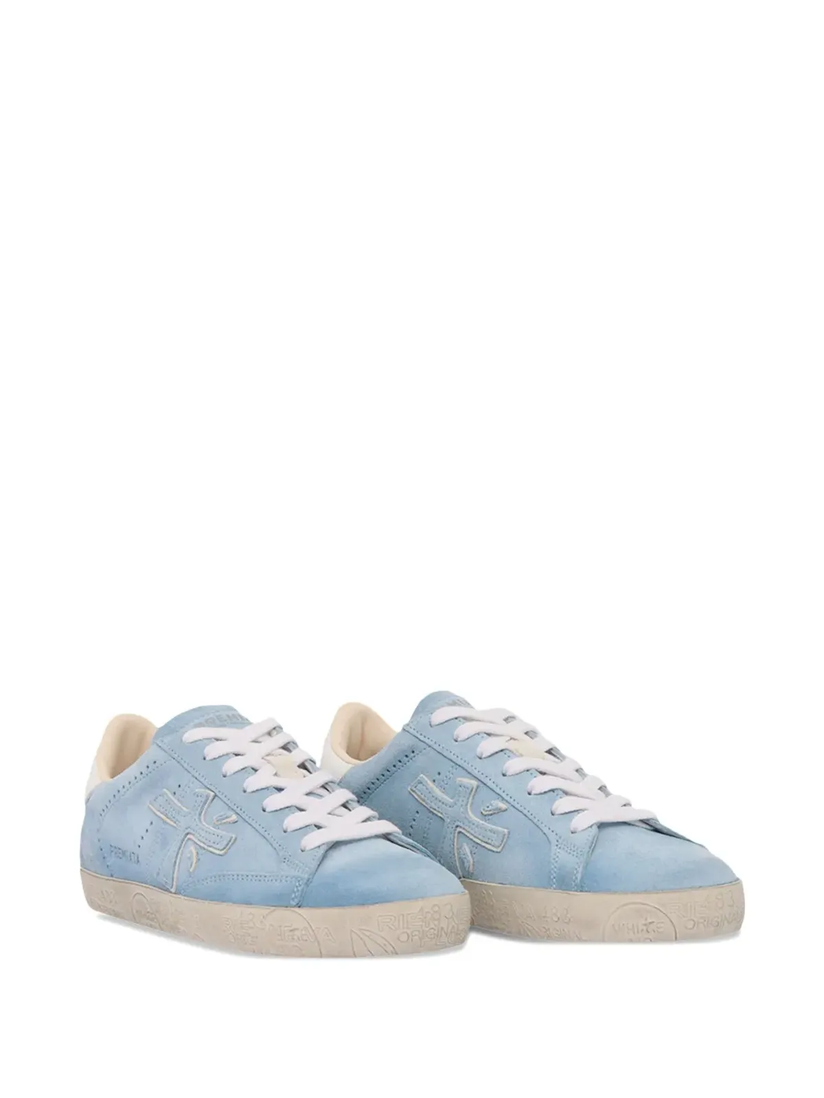 Premiata suede low-top sneakers - VAR 7532 BLUE - 画像2