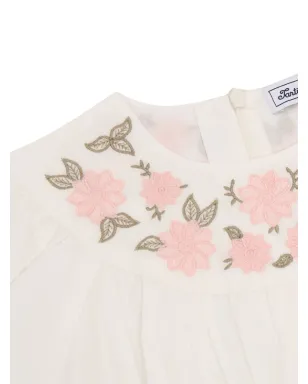 Tartine Et Chocolat 刺繍入りスモックブラウス - サムネイル3