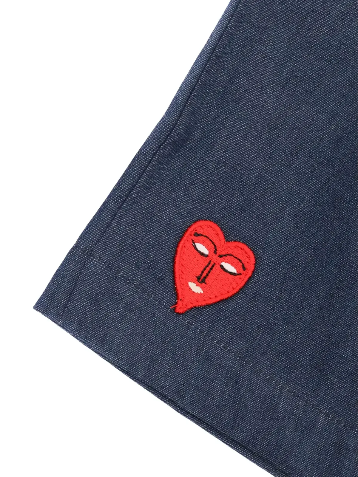 Vivetta ボウ付きハート刺繍ショートパンツ - 画像3