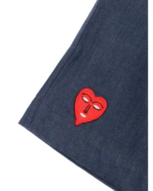 Vivetta ボウ付きハート刺繍ショートパンツ - サムネイル3