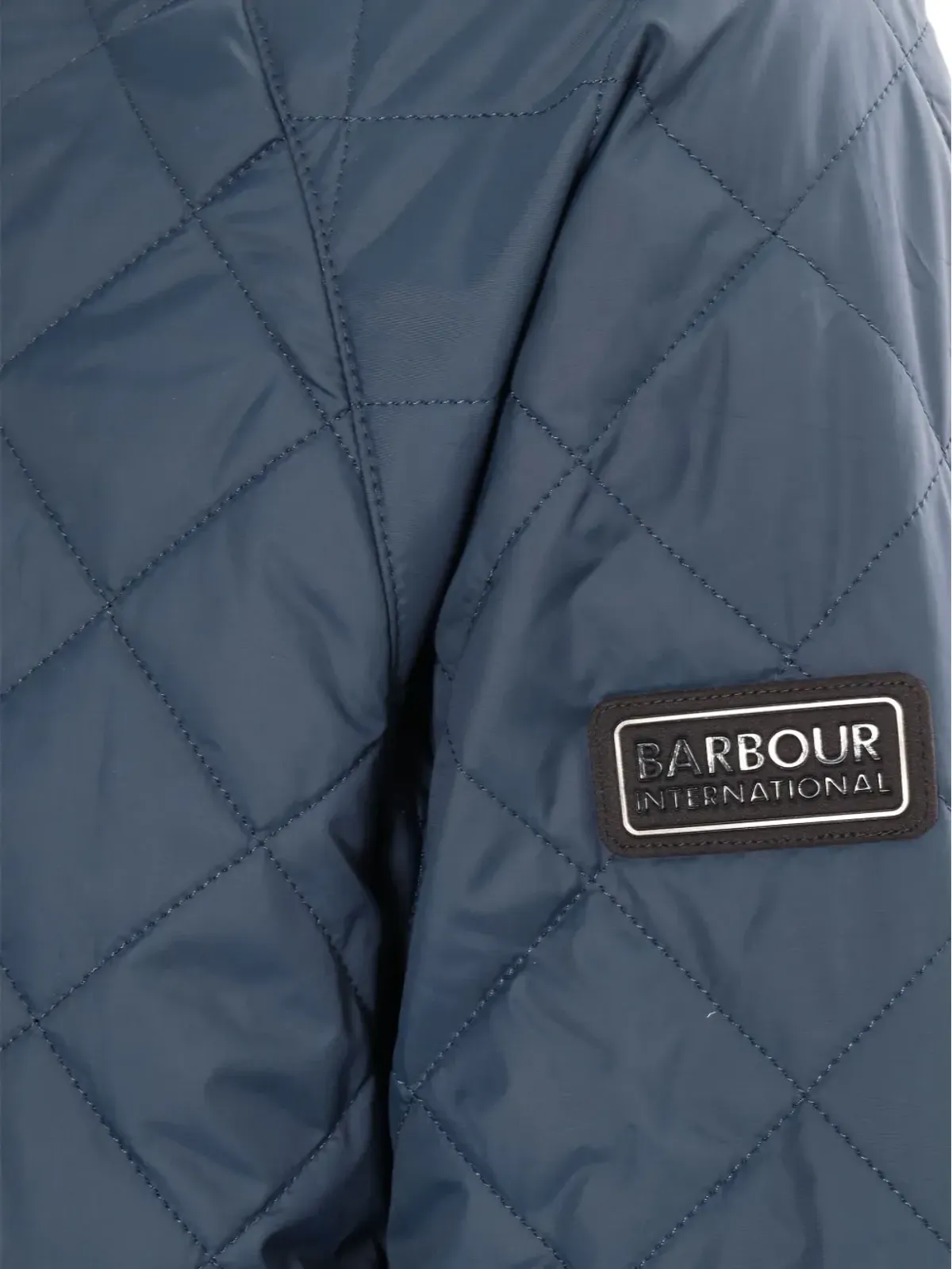 Barbour International ハーフェル ダイヤモンド柄キルテッド ボンバー ジャケット - 画像3