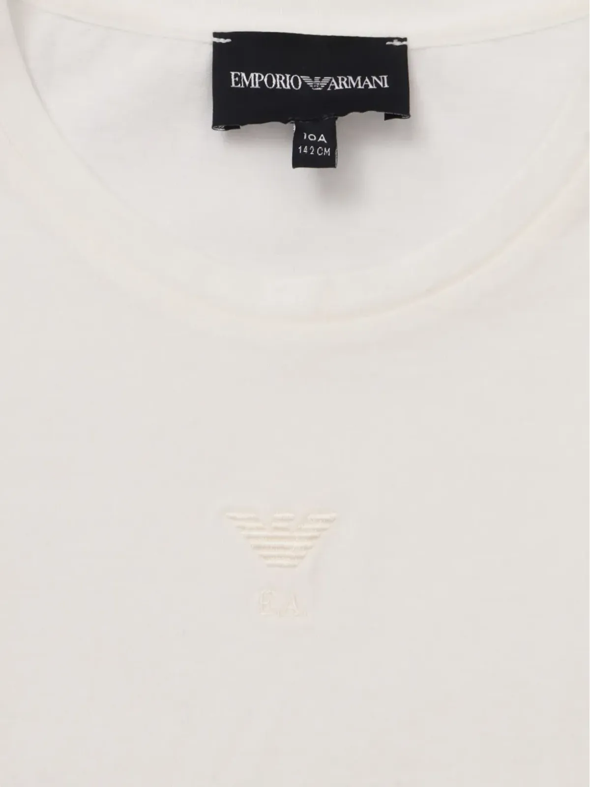 Emporio Armani Kids 刺繍入りコットンTシャツ - 画像3