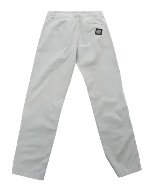 Stone Island Junior ストレッチコットンパンツ グレー - サムネイル2