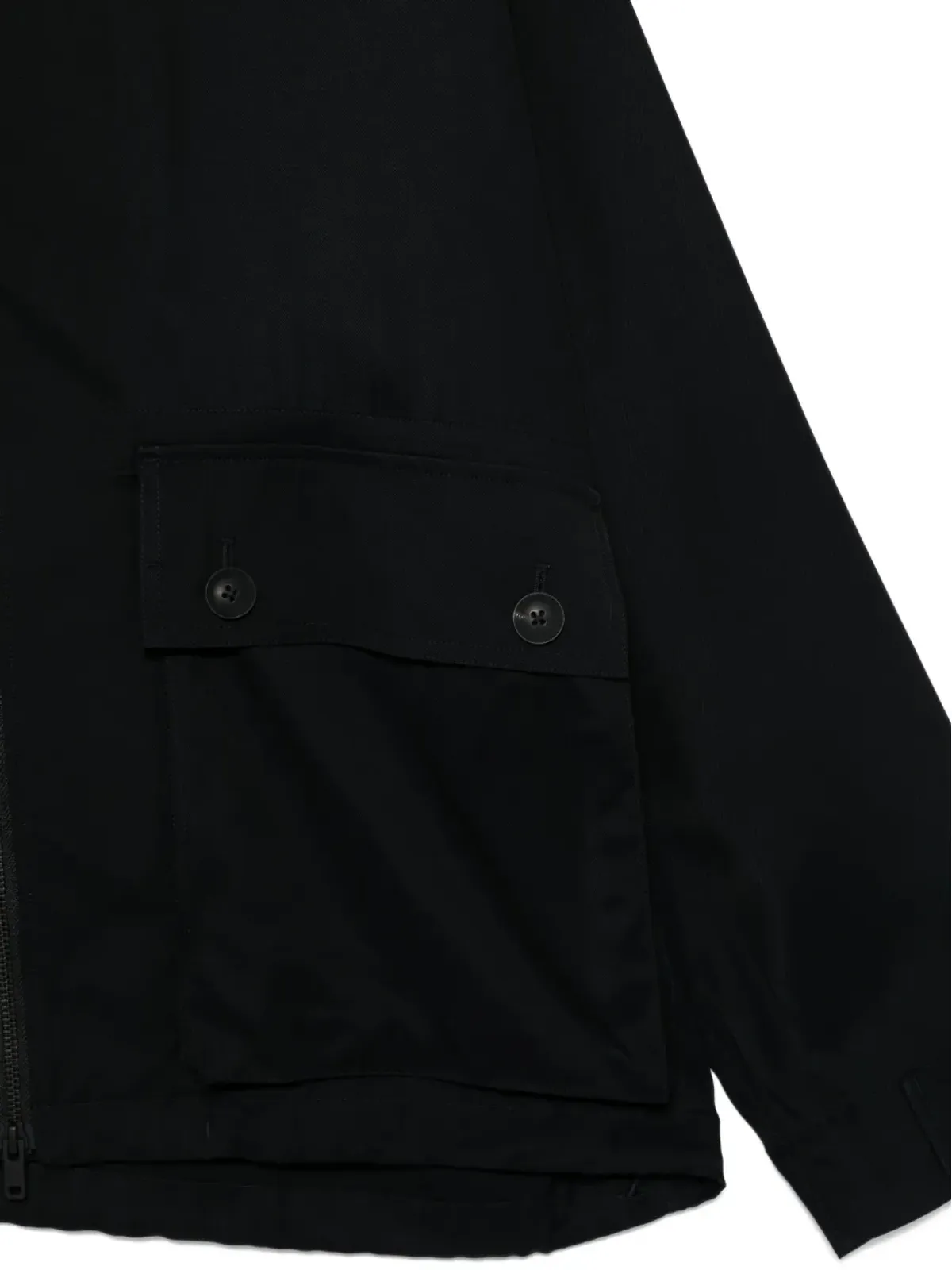 Y-3 ジップフロント フラップポケット コート - 画像3