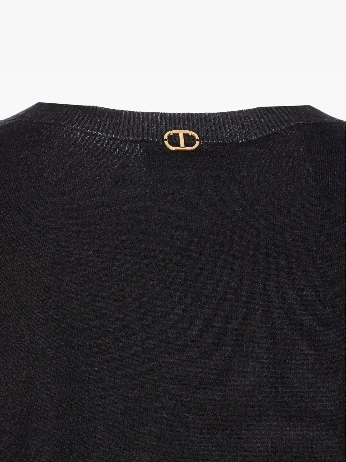 TWINSET 袖ディテール クルーネック セーター - 画像3