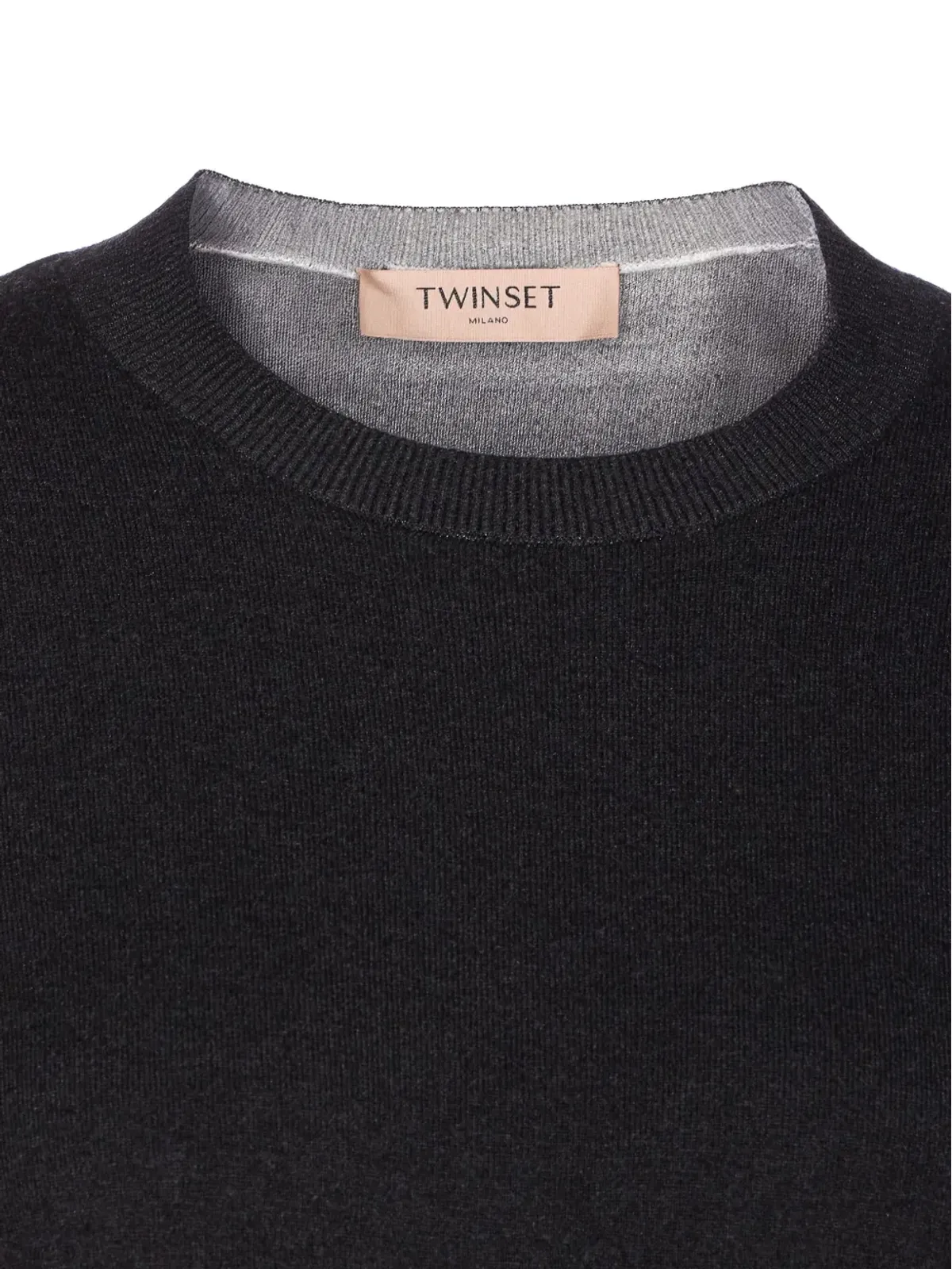 TWINSET 袖ディテール クルーネック セーター - 画像4