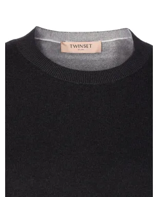 TWINSET 袖ディテール クルーネック セーター - サムネイル4
