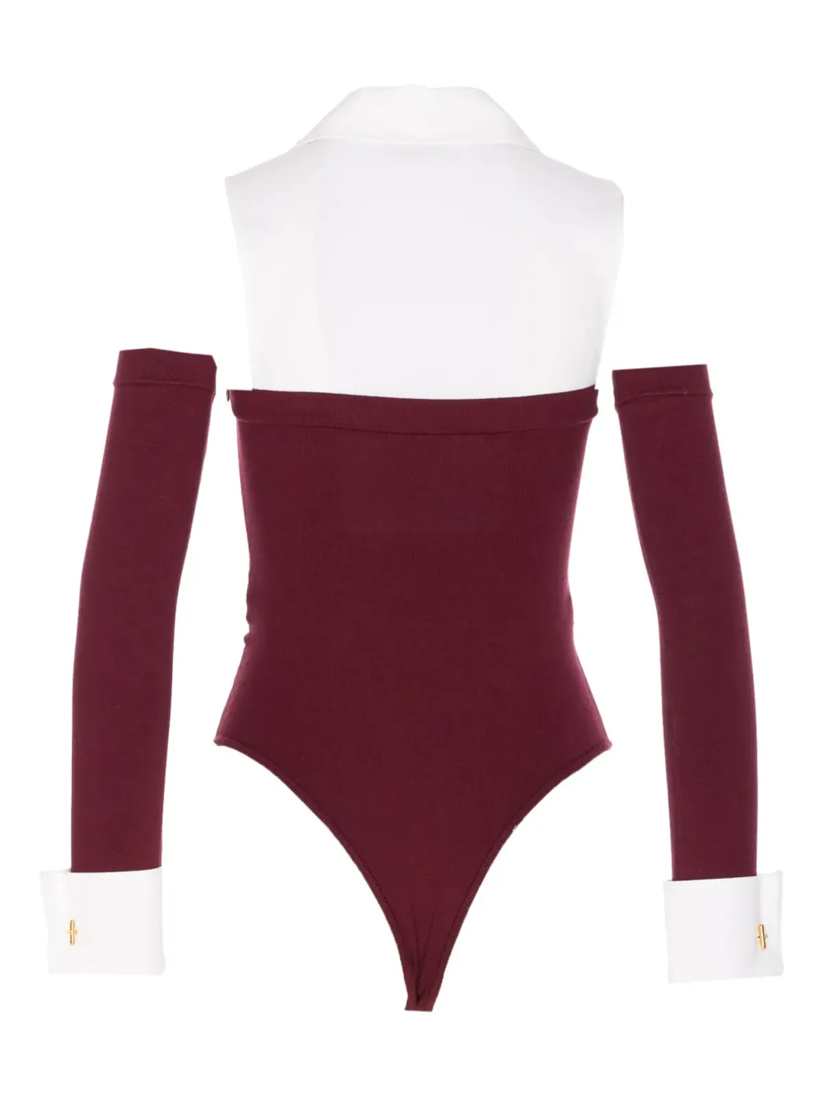 Elisabetta Franchi 刺繍ロゴ ボディスーツ - 画像2