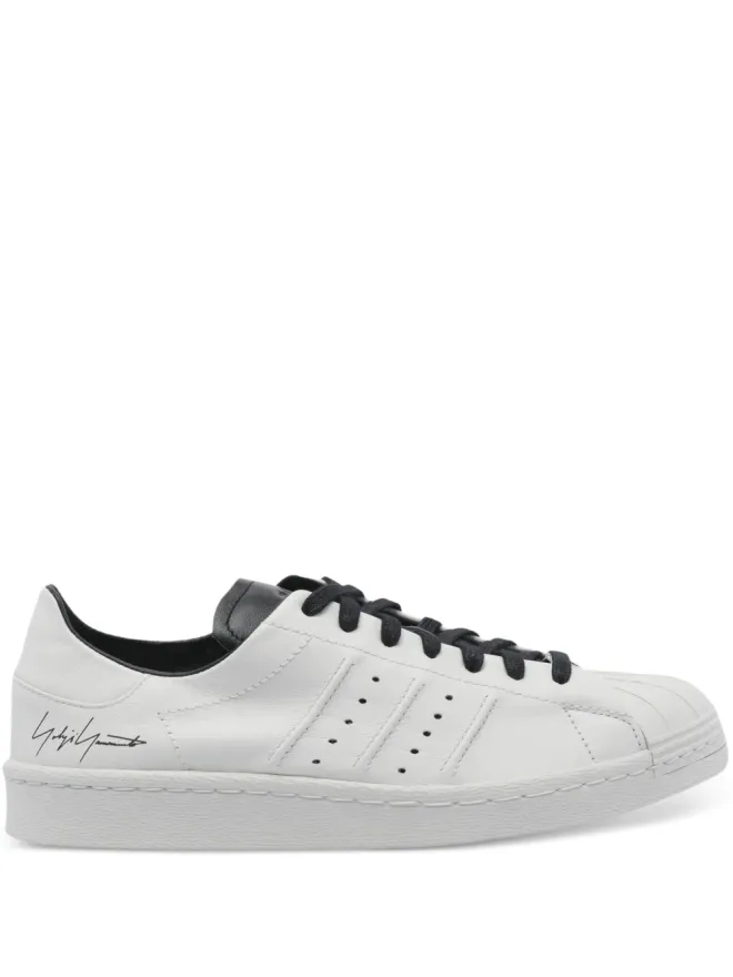 Y-3 Y-3 Superstar perforated-detail logo sneakers - Whiteの商品画像