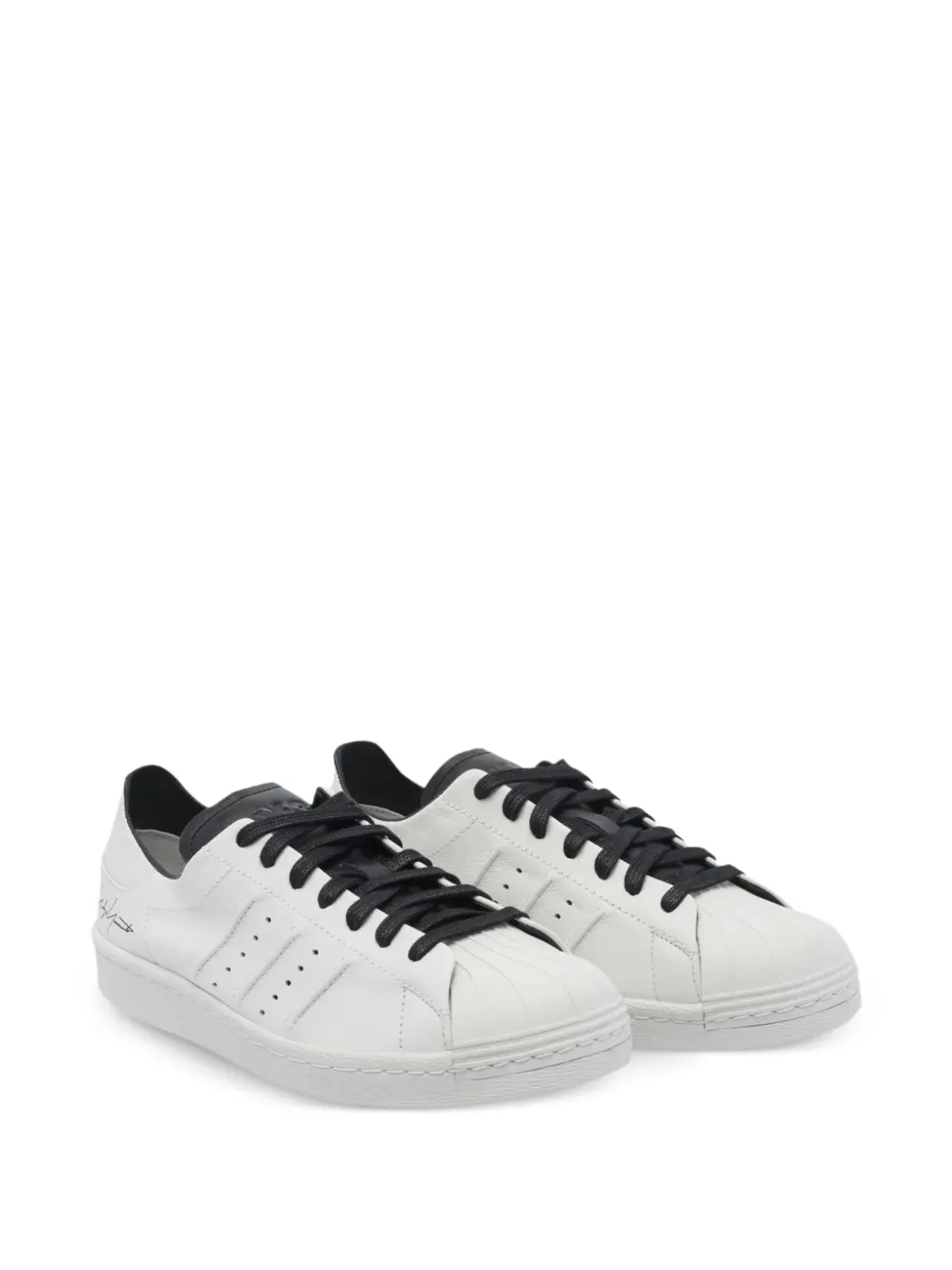 Y-3 Superstar perforated-detail logo sneakers - White - 画像2