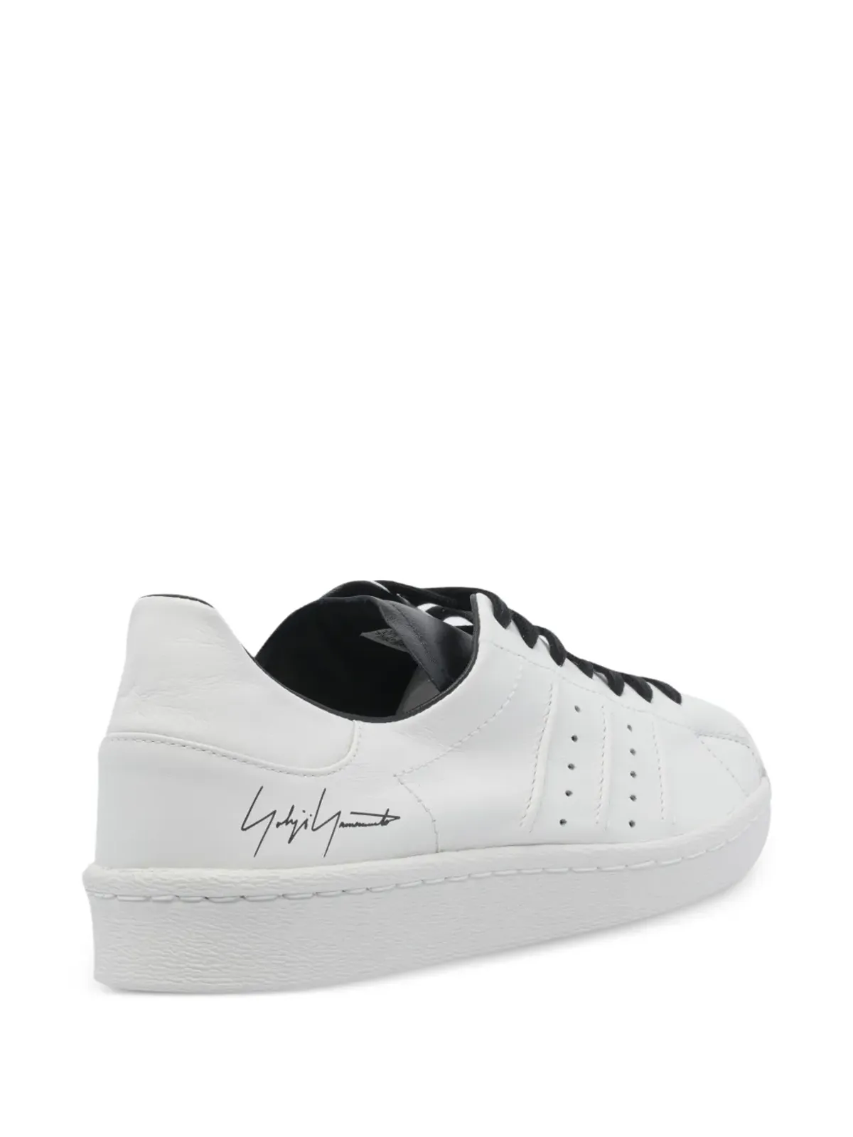 Y-3 Superstar perforated-detail logo sneakers - White - 画像4