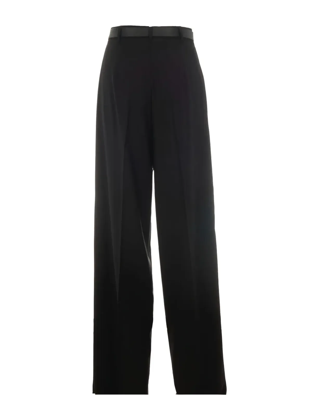Max Mara バックル留めプリーツパンツ ブラック - 画像3