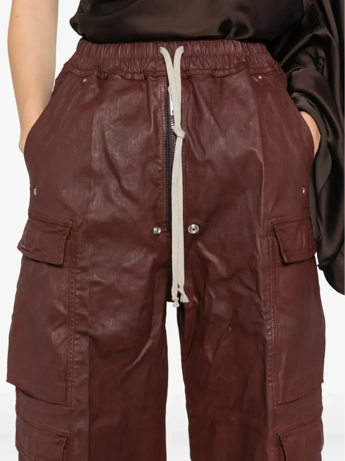 Rick Owens DRKSHDW カーゴポケット付きドローストリングパンツ - 画像5