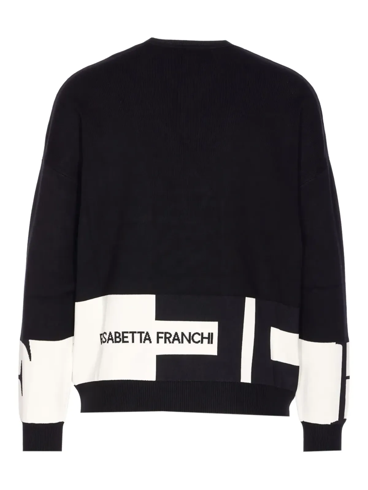 Elisabetta Franchi ロゴ入りクルーネックスウェット - 画像2