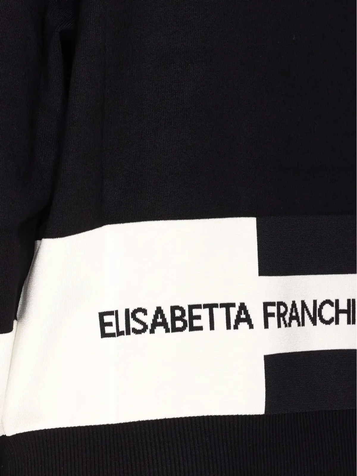 Elisabetta Franchi ロゴ入りクルーネックスウェット - 画像3