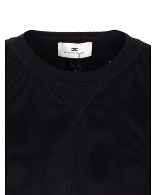Elisabetta Franchi ロゴ入りクルーネックスウェット - サムネイル4