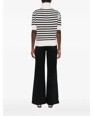 Allude ストライプ タートルネック セーター - サムネイル4