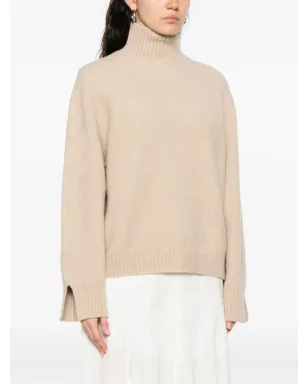 Allude ハイネック・スプリットカフ セーター - サムネイル3