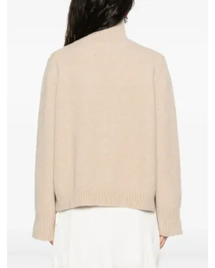 Allude ハイネック・スプリットカフ セーター - サムネイル4