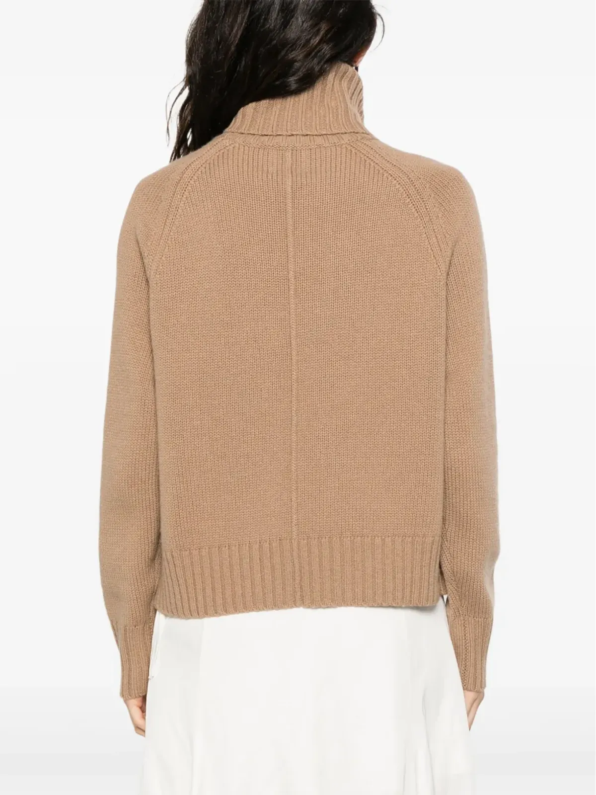 Allude タートルネック ラグランスリーブ セーター - 画像4
