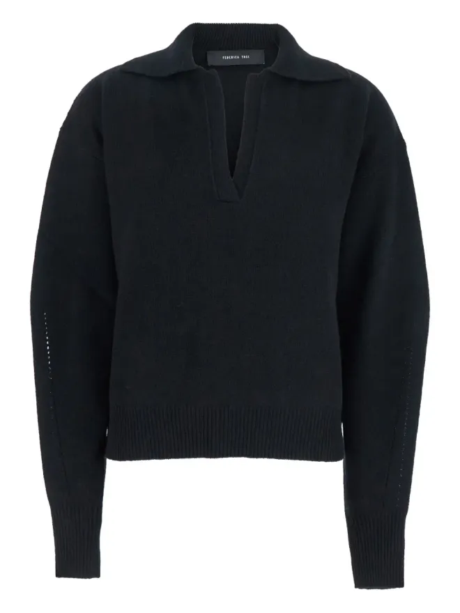 Federica Tosi Federica Tosi 長袖ポロネックセーターの商品画像