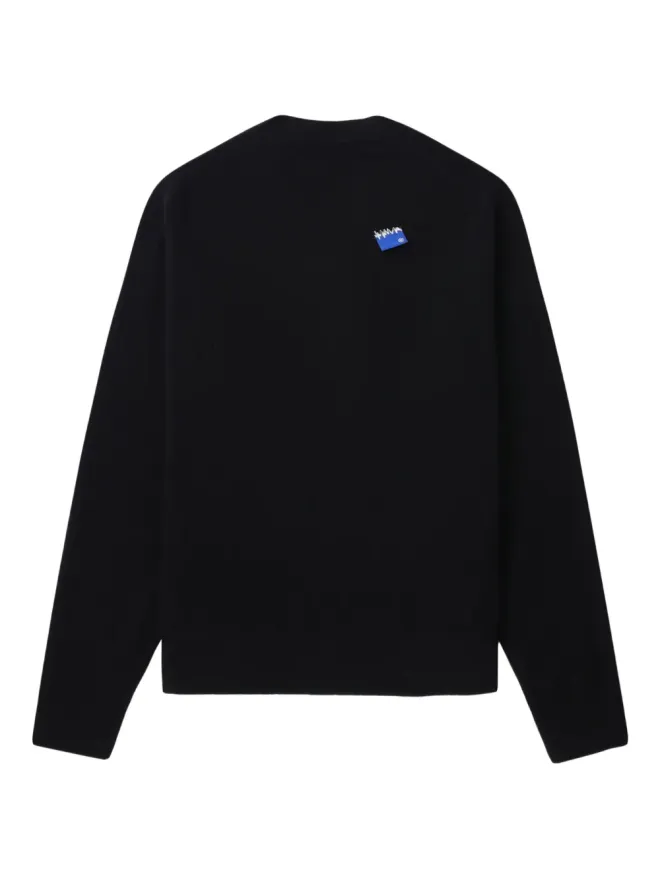 ADER error Ader Error Sig; BLタグ ロゴプレート ボタン付きカーディガンの商品画像