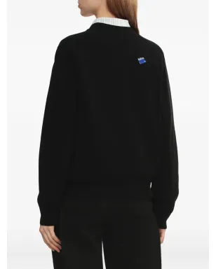 Ader Error Sig; BLタグ ロゴプレート ボタン付きカーディガン - サムネイル4