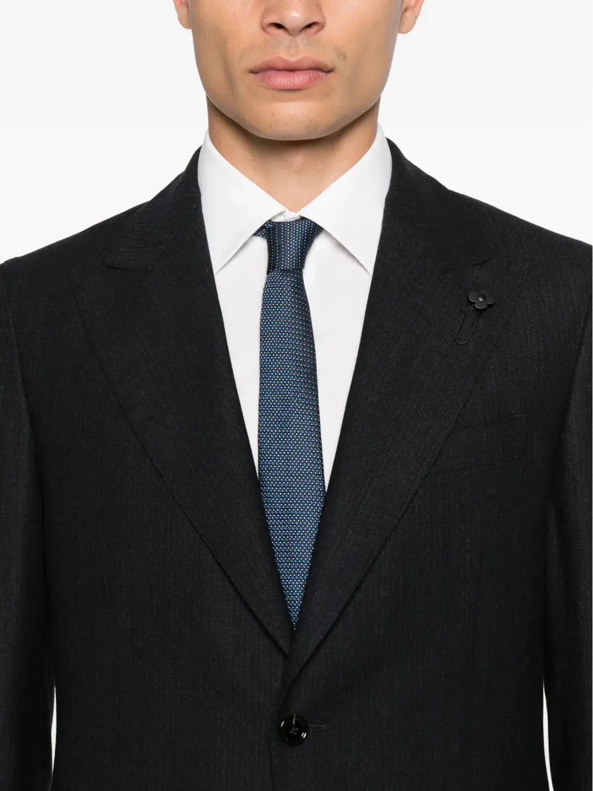 Lardini ピンストライプ柄スーツ - 画像4