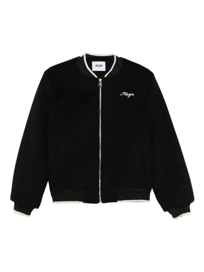 MSGM Kids MSGM Kids ロゴ刺繍ジャケットの商品画像