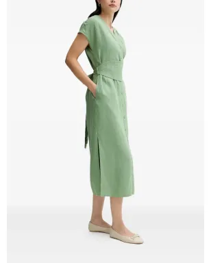 Pedro Del Hierro ベルト付きリネンワンピース - サムネイル1