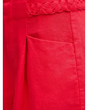 Pedro Del Hierro ブレイドディテール リネンショーツ - サムネイル3